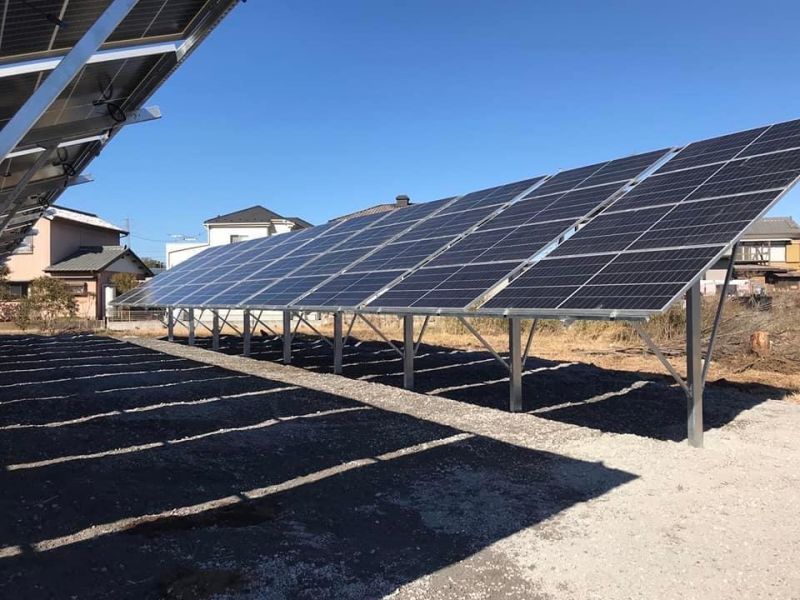 U Pile solar mounting system