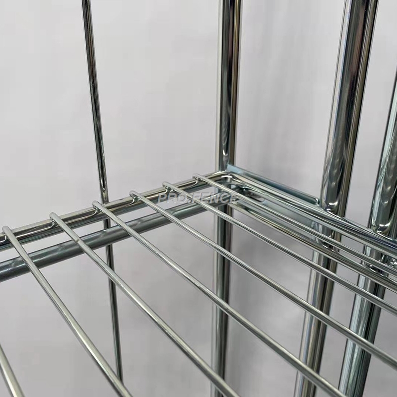 Frame Metal Security Logistics Wire Mesh Roll Cage (၃)ခု၊