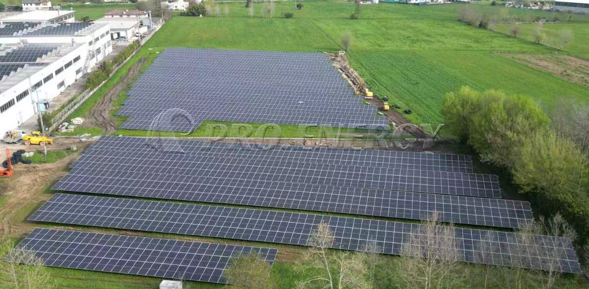 1.5MW-Ground Mounting System Solution in Italy