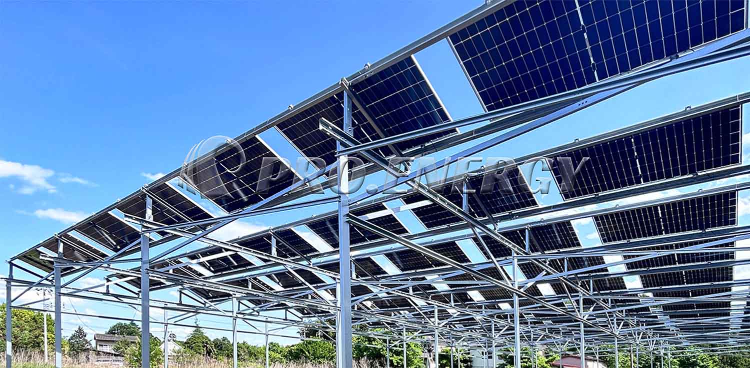 100KW-Agricultural Solar Mounting System Solution in Japan