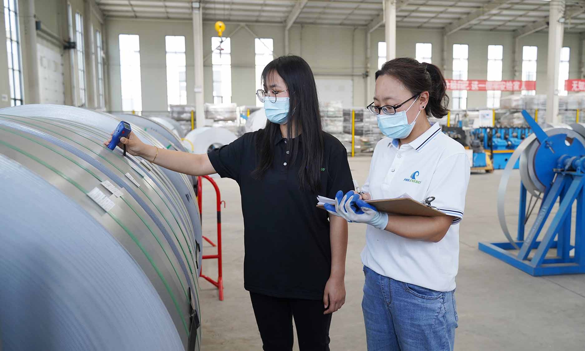 Steel entering the site