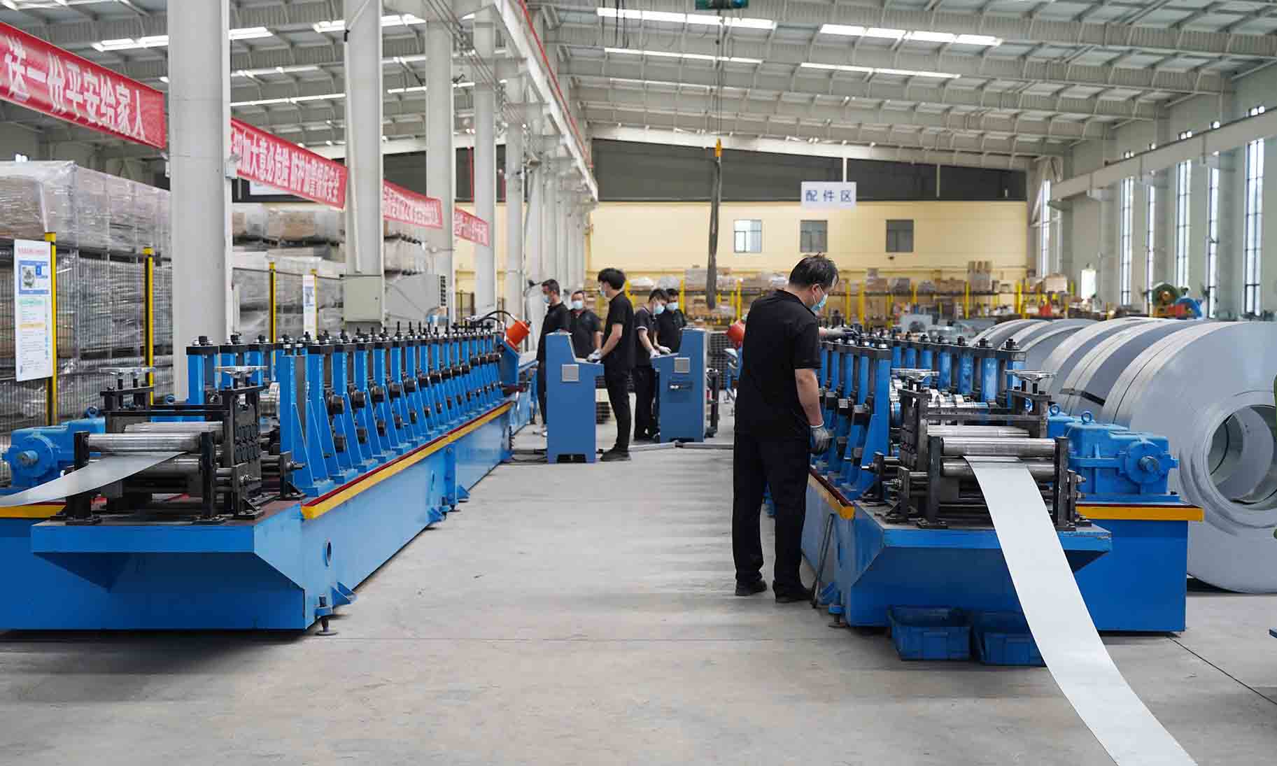 Steel roll forming