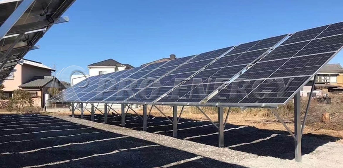 950 kWp Single-Post Ground Mounting System Solution
