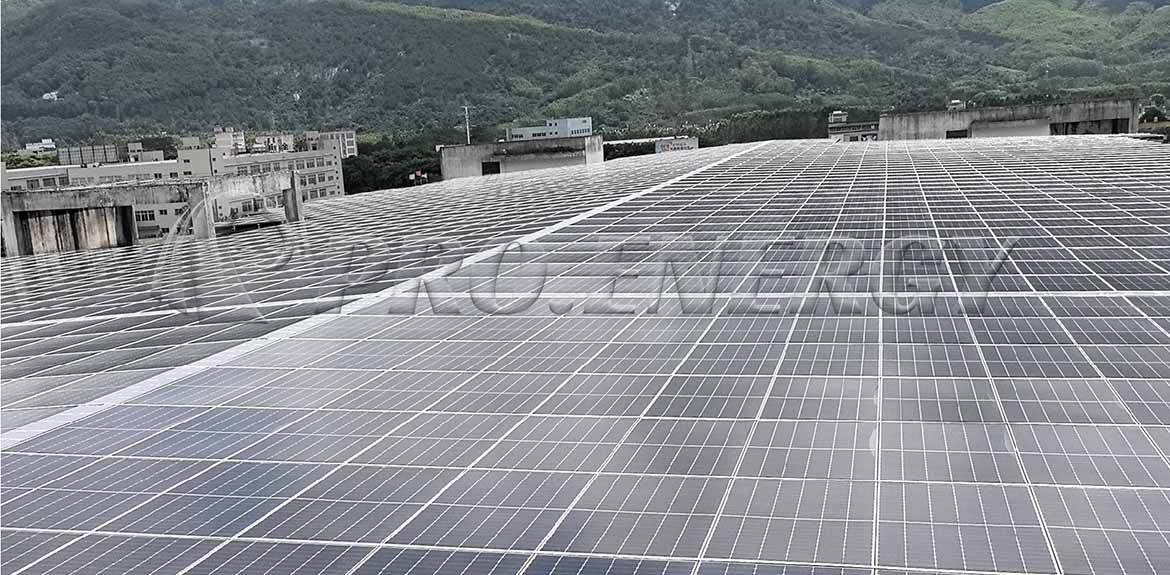 1.2MWp BIPV Roof Solar Mounting System Solution