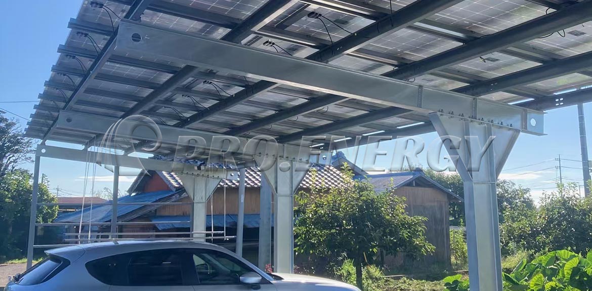 I-Type Carbon Steel Solar Carport Mounting System