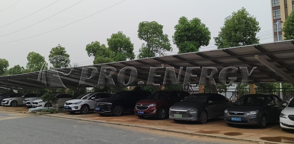 C-Shaped Solar Carport Mounting System