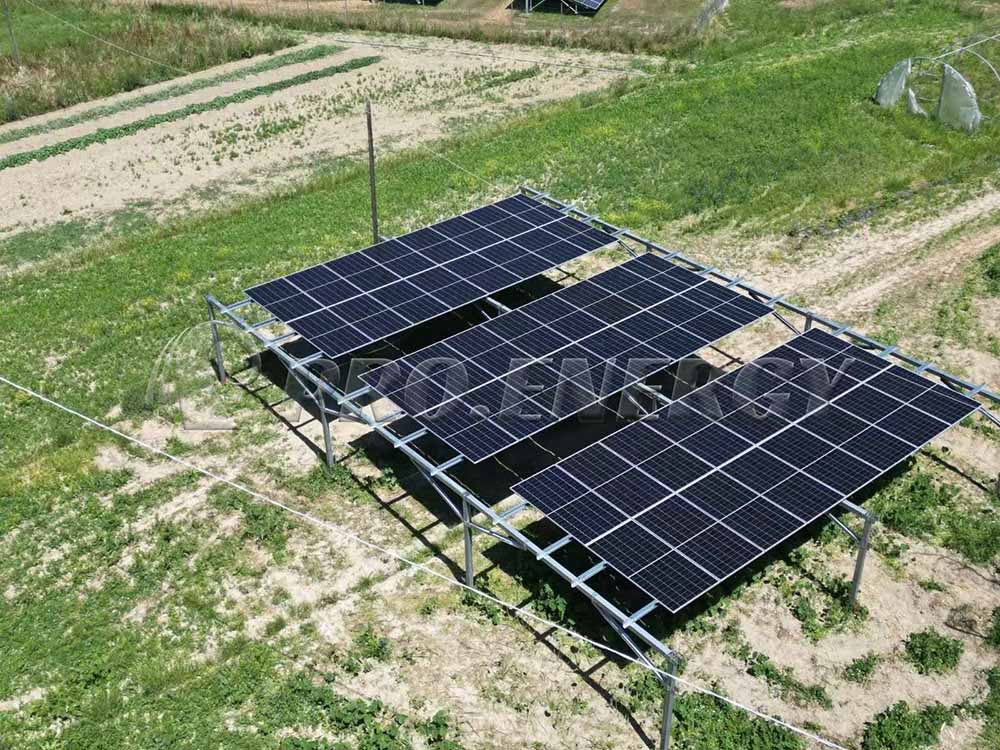 Farmland solar panel installation system Farmland solar panel installation system