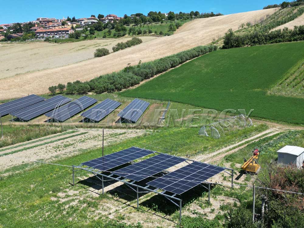 Agricultural solar array mounting solutions