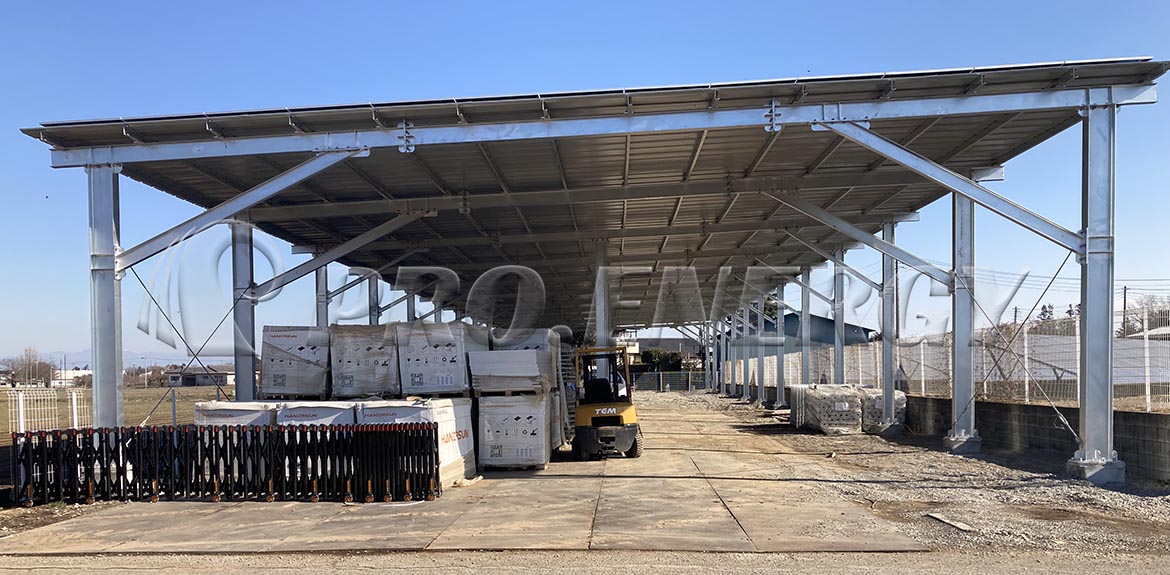 Carbon Steel Solar Carport Mounting System