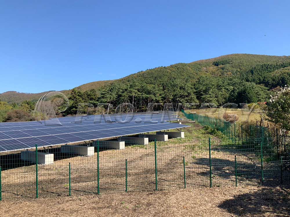 Ground solar mounting project case