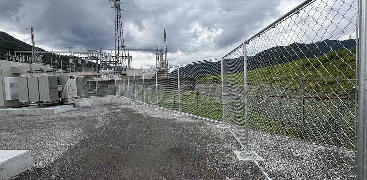 Welded Mesh Fence Power Station Perimeter Security Solution