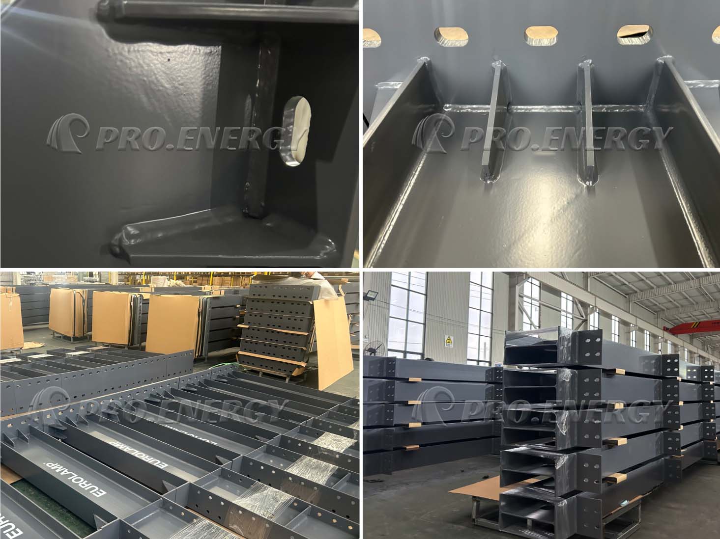 PROFENCE.ENERGY steel welding details and factory production workshop for EN1090 solar carport PROFENCE.ENERGY steel welding details and factory production workshop for EN1090 solar carport
