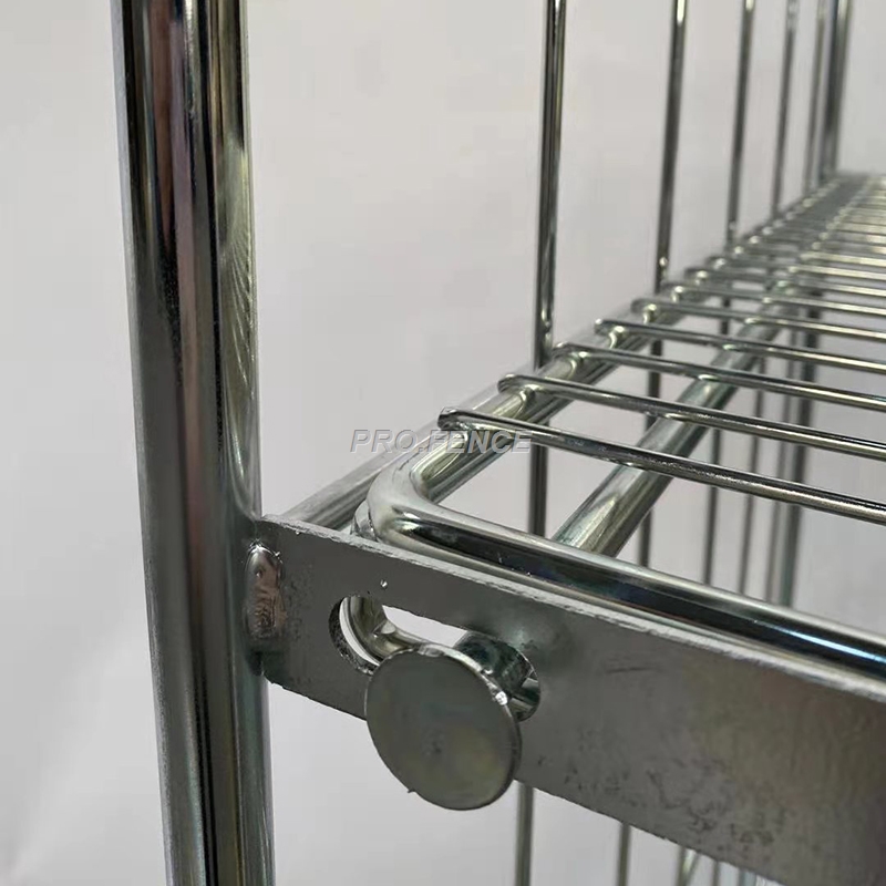 A Frame Metal Security Logistics Wire Mesh Roll Cage (1)