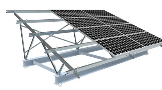Top solar mounting system for BESS container（1）