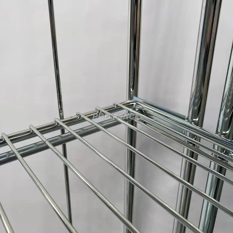 A Frame Metal Security Logistics Wire Mesh Roll Cage (3)